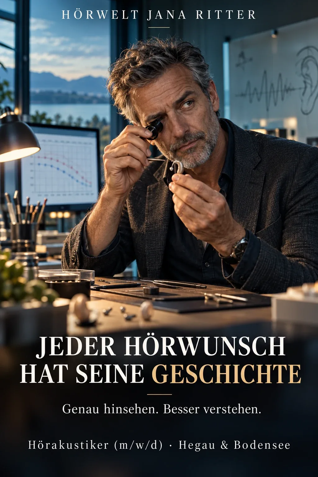 Motiv zur Recruiting-Story: Stellenausschreibung: Hörakustiker (m/w/d) bei Hörwelt Jana Ritter - Der Hörwunscherfüller, "The House of Sound"!