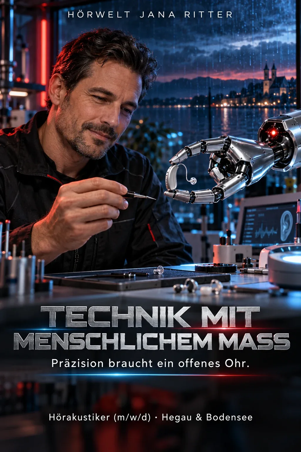 Motiv zur Recruiting-Story: Technik mit menschlichem Maß: Hörakustiker (m/w/d) im Hegau und am Bodensee