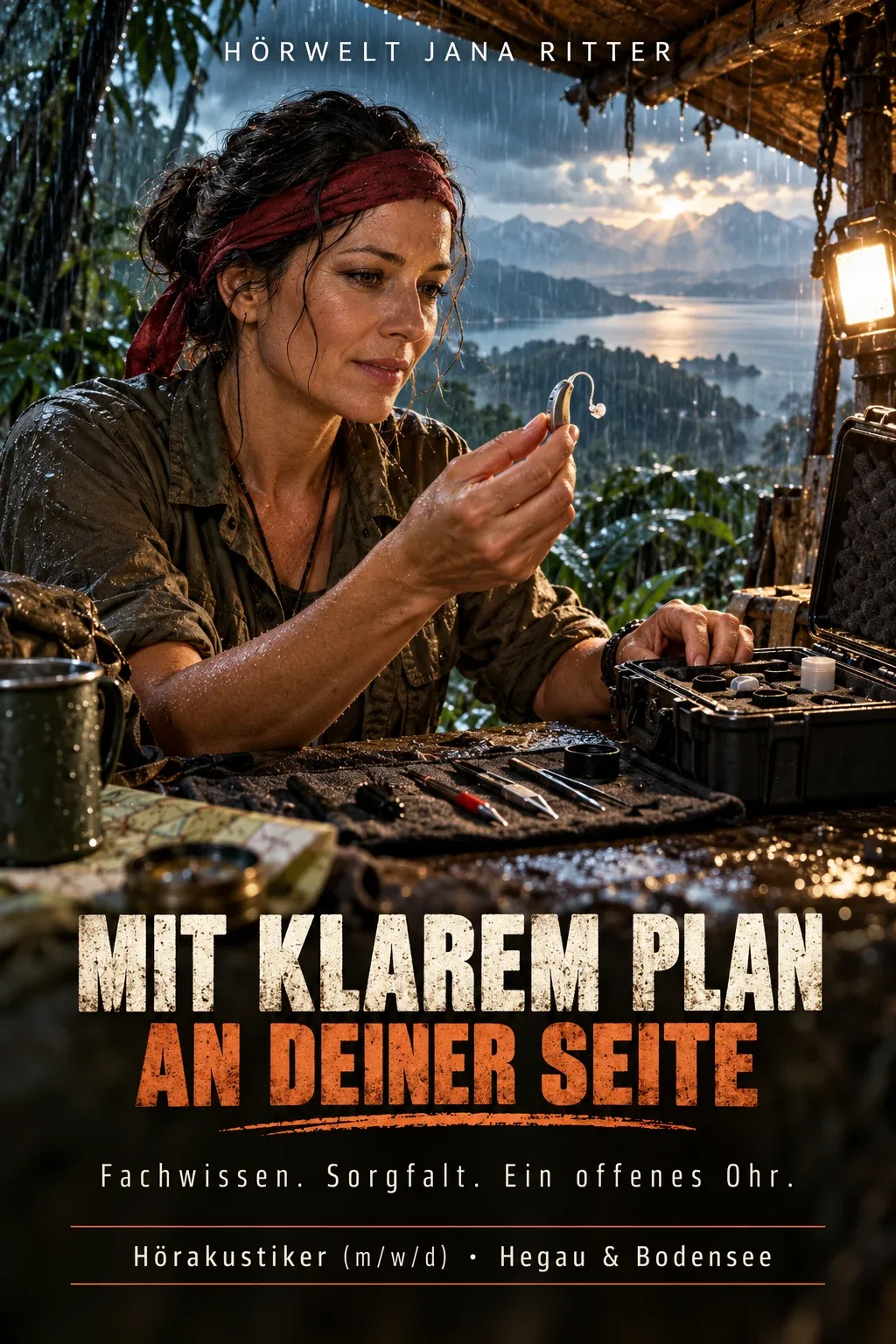 Motiv zur Recruiting-Story: Mit klarem Plan an deiner Seite: Deine Rambo-Story als Hörakustiker (m/w/d) im Landkreis Konstanz