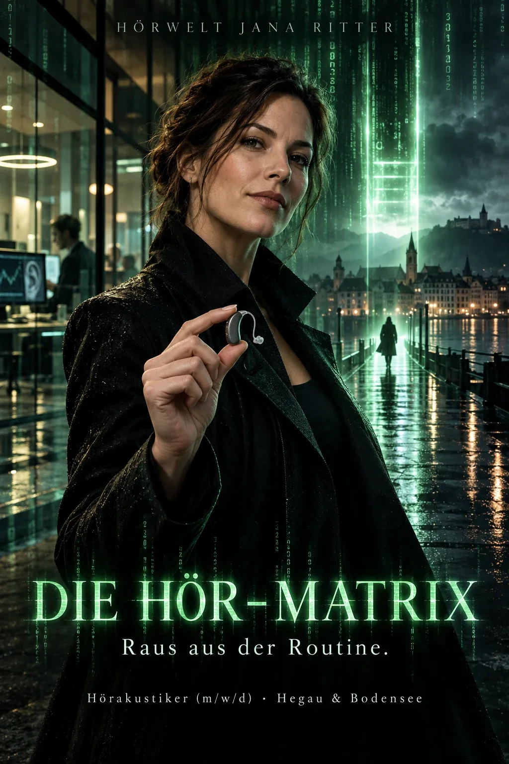 Motiv zur Recruiting-Story: Die Hör-Matrix: Dein nächstes Kapitel als Hörakustiker (m/w/d) im Hegau und am Bodensee