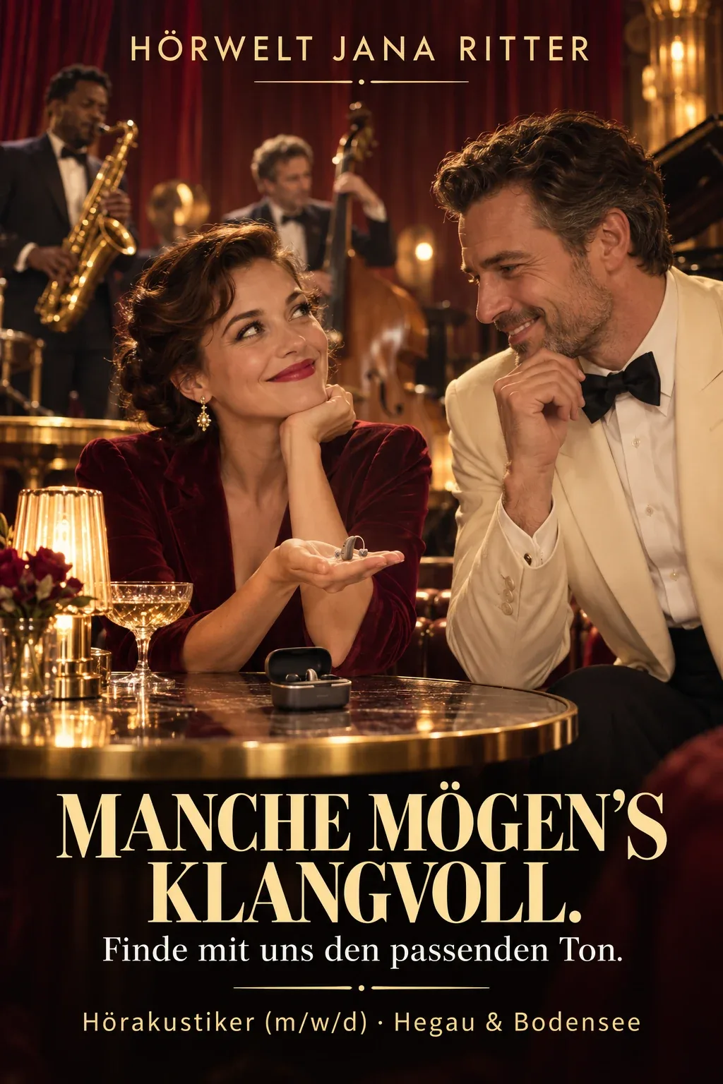 Motiv zur Recruiting-Story: Manche mögen’s klangvoll. Eine Filmklassiker-Story für Hörakustiker (m/w/d) im Hegau